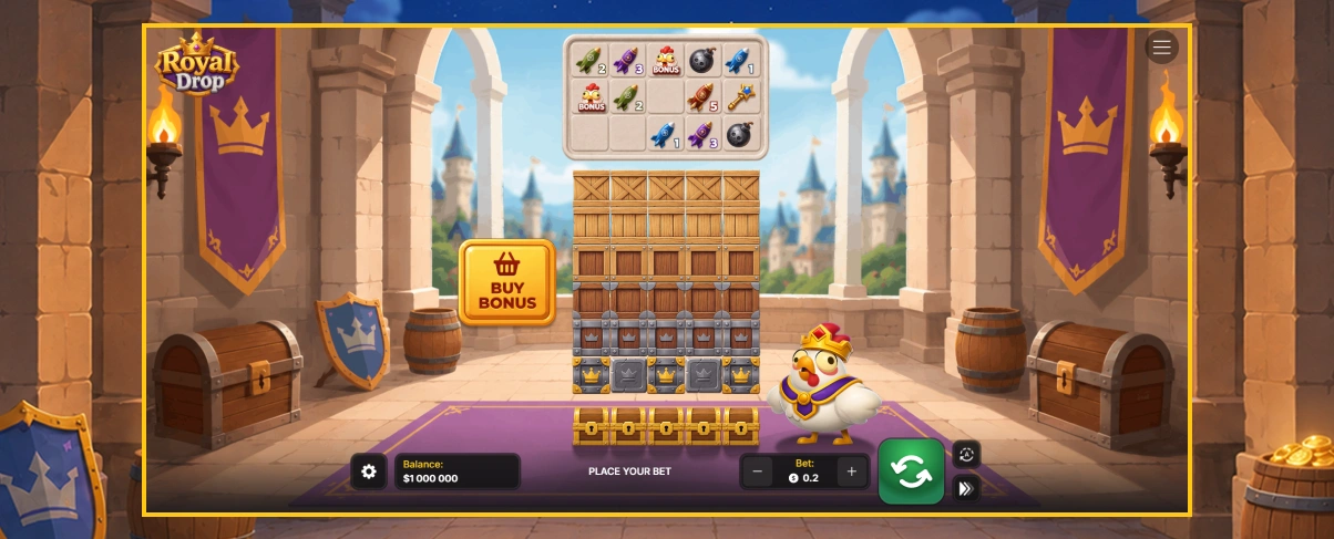Royal Drop Game Overview.